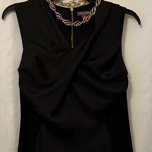 Vince Camuto Black Sleeveless Top Size S
